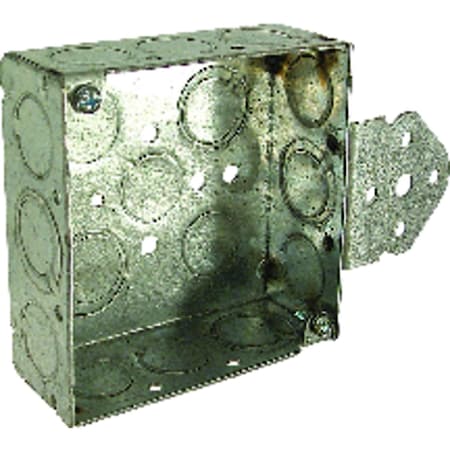 Raco Electrical Box Cover, Wall Box Type, 2 Gangs Gang, Steel 8193